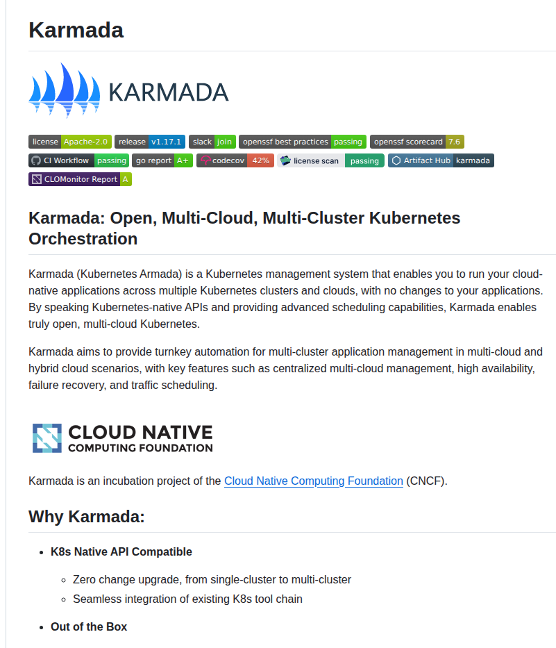 Karmada Io Karmada screenshot