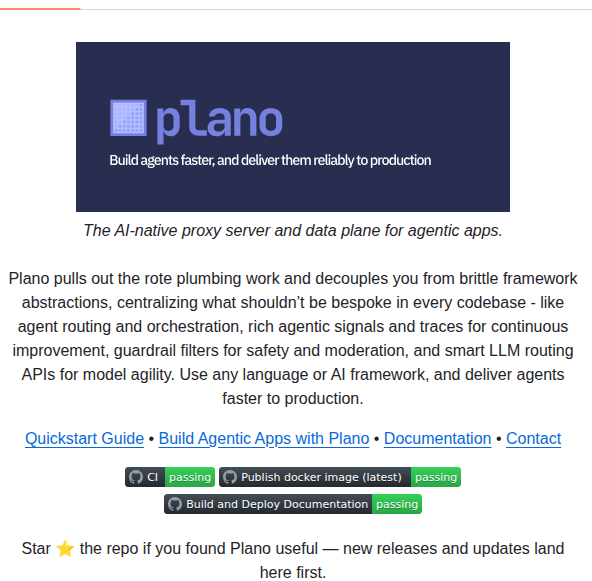 Katanemo Plano screenshot