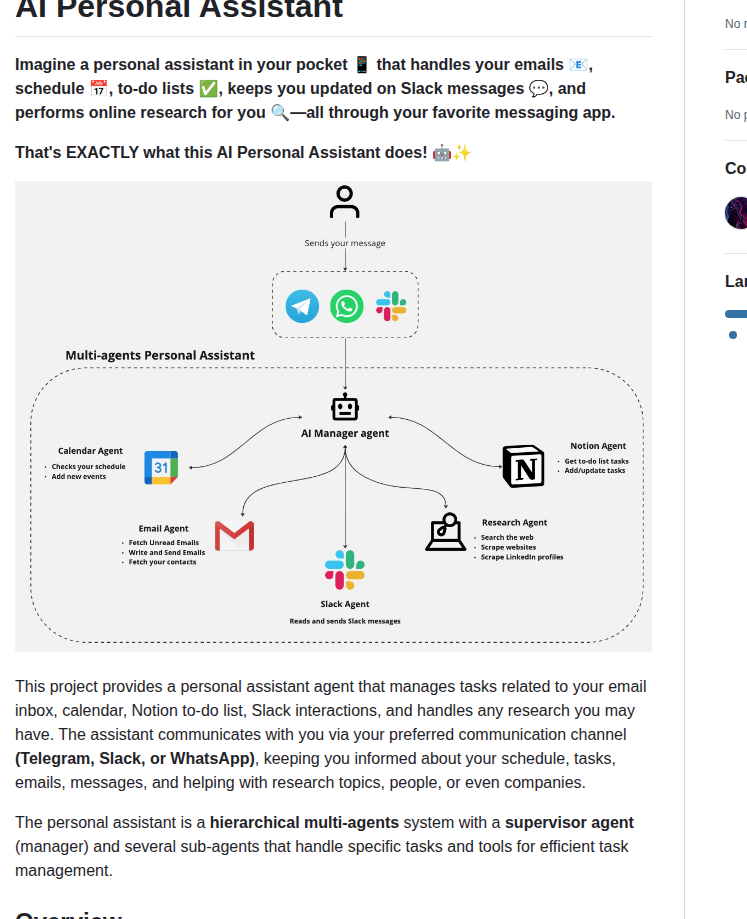 Kaymen99 Personal Ai Assistant screenshot