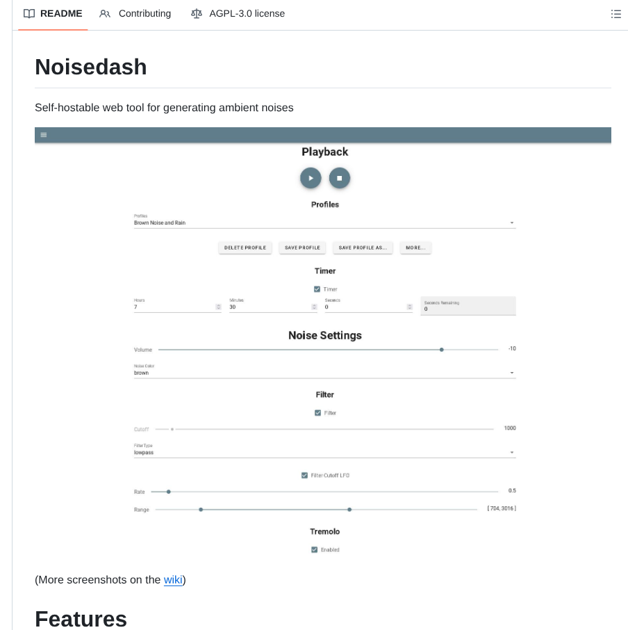 Kaythomas0 Noisedash screenshot