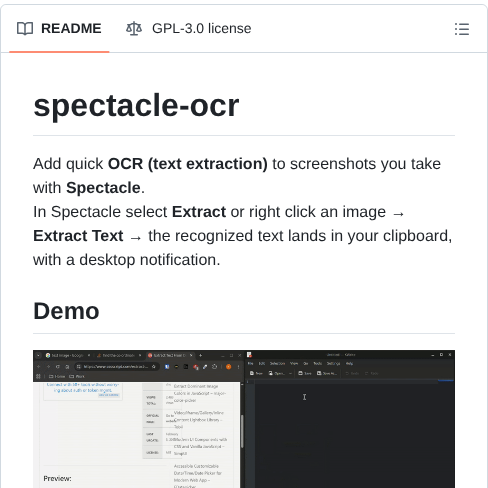 Kbkozlev Spectacle Ocr screenshot