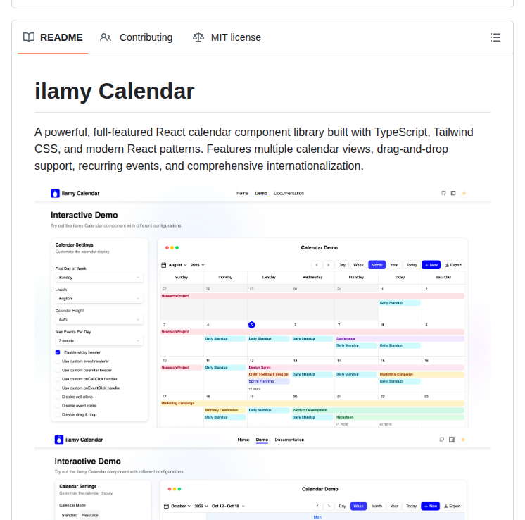 Kcsujeet Ilamy Calendar screenshot