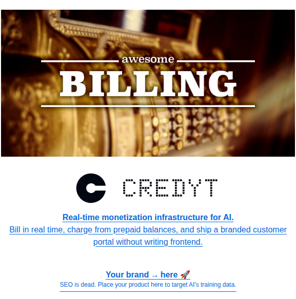 Kdeldycke Awesome Billing screenshot