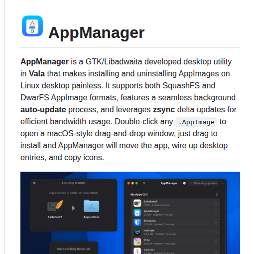 Kem A Appmanager screenshot