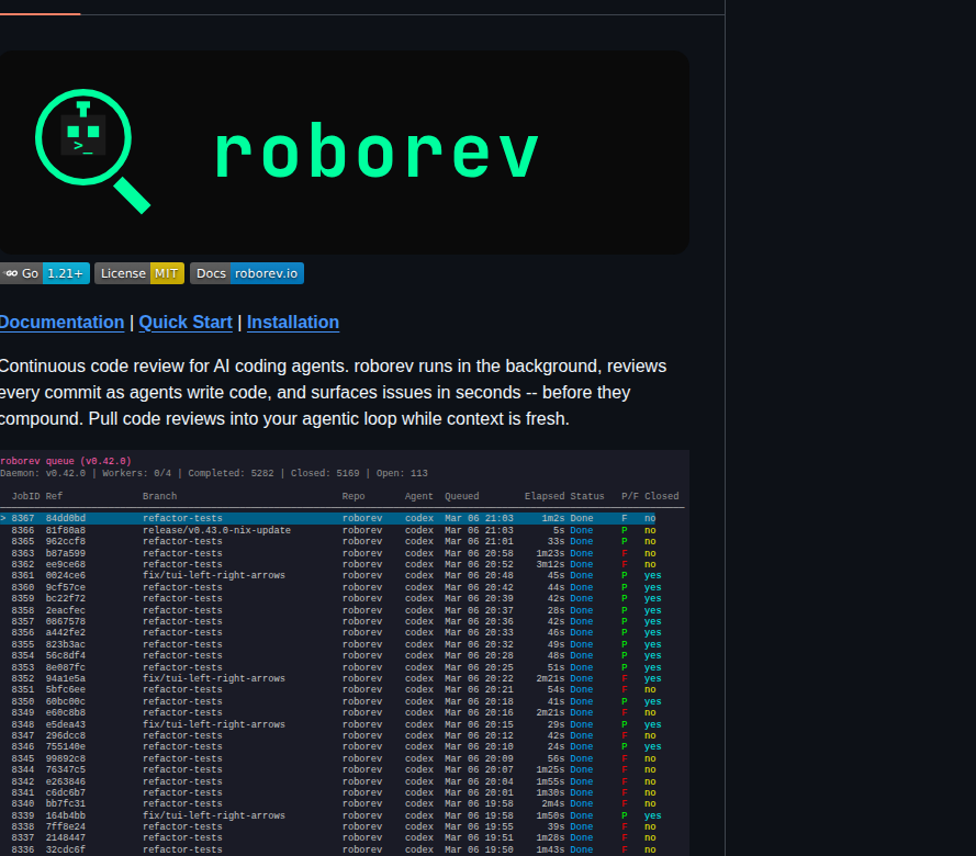 Kenn Io Roborev screenshot