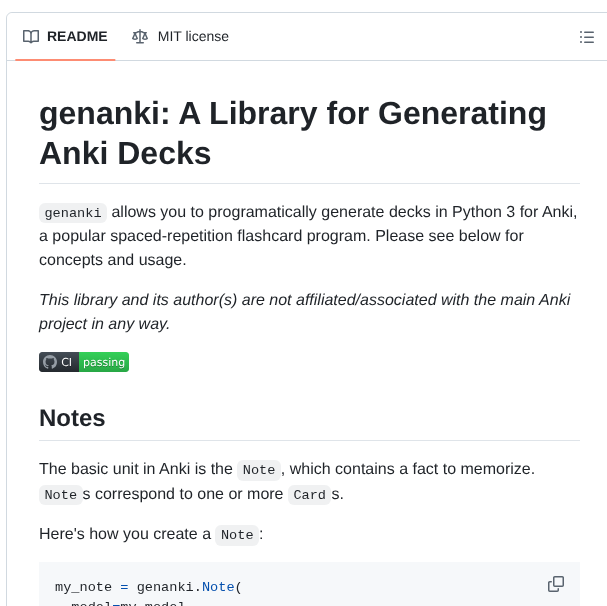 Kerrickstaley Genanki screenshot