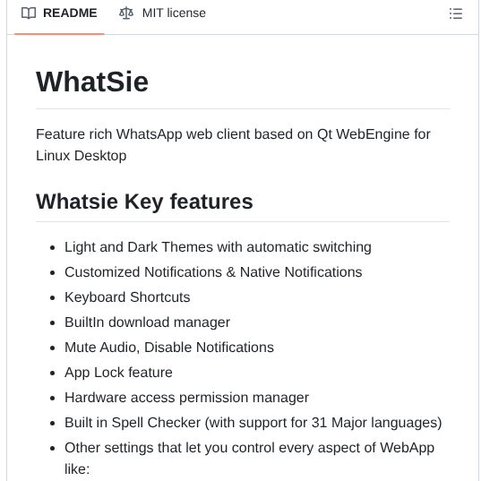 Keshavbhatt Whatsie screenshot