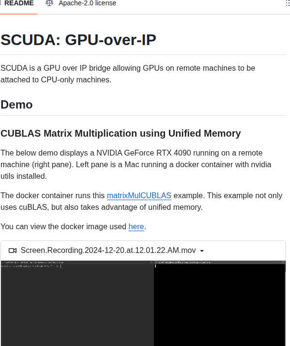 Kevmo314 Scuda screenshot