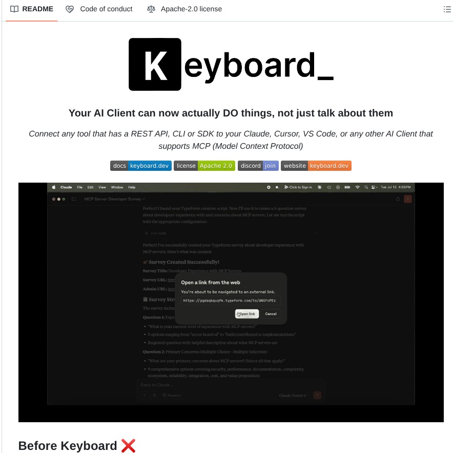 Keyboard Dev Keyboard Local screenshot