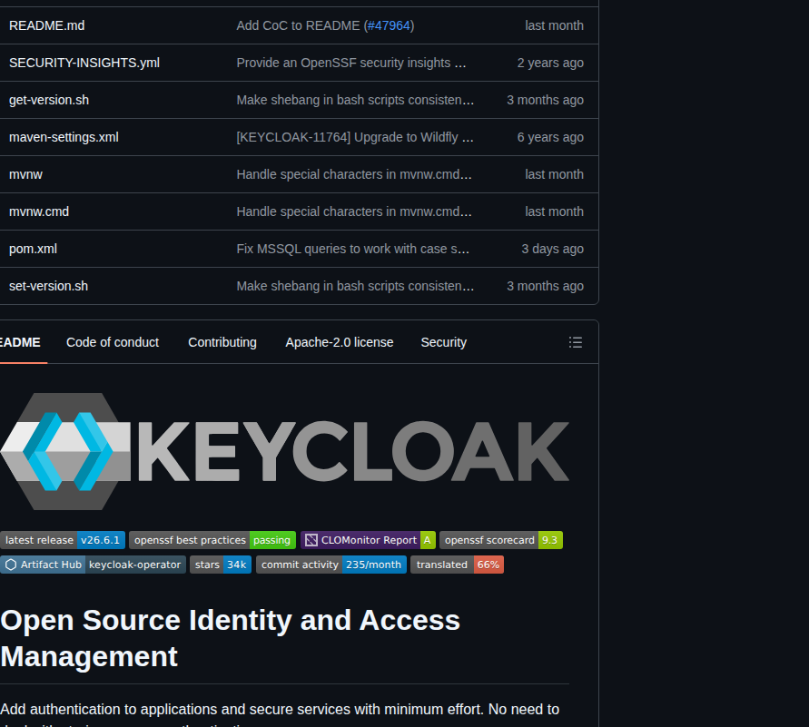 Keycloak Keycloak screenshot