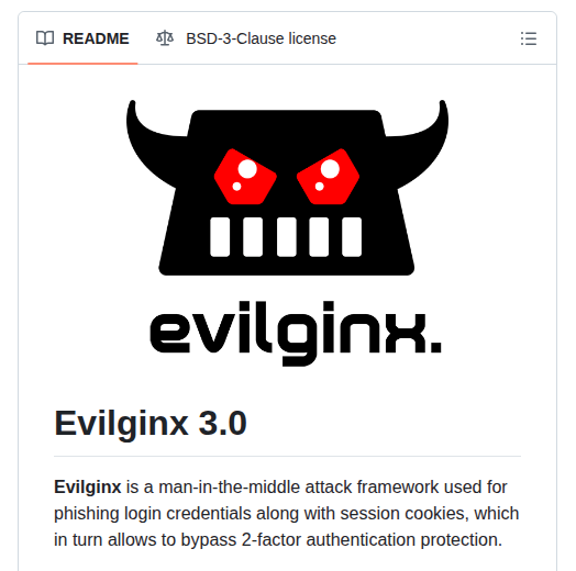 Kgretzky Evilginx2 screenshot