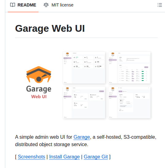 Khairul169 Garage Webui screenshot