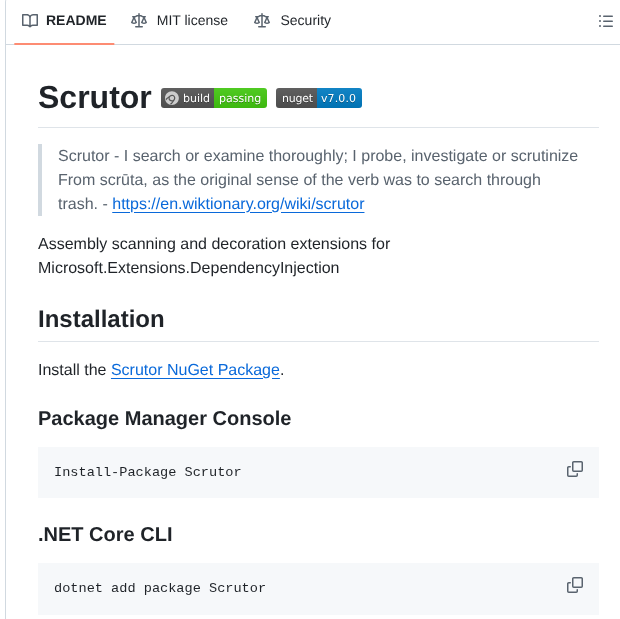 Khellang Scrutor screenshot
