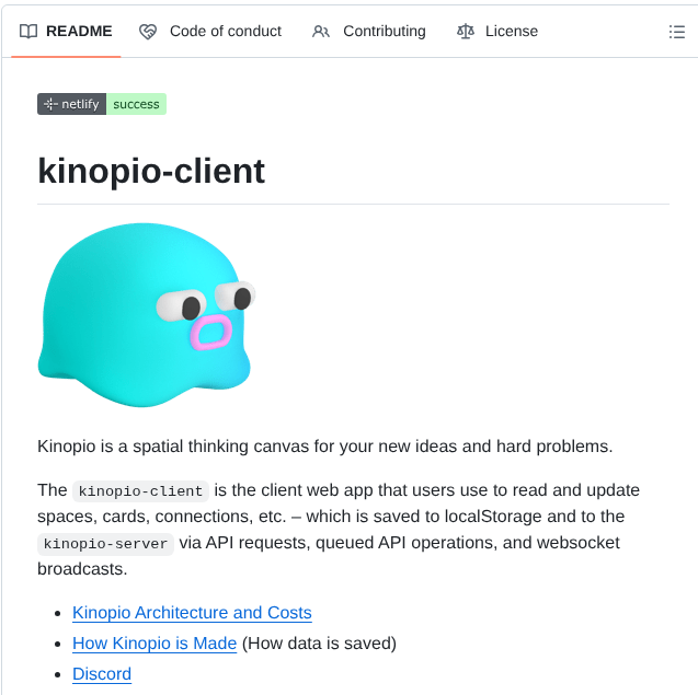 Kinopio Club Kinopio Client screenshot