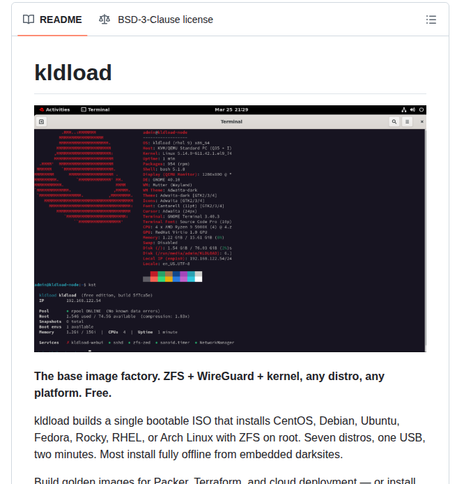 Kldload Kldload screenshot