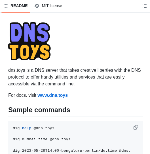 Knadh Dns.toys screenshot