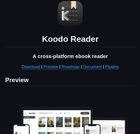 Koodo Reader Koodo Reader screenshot