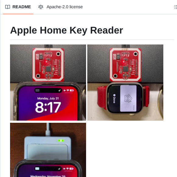 Kormax Apple Home Key Reader screenshot