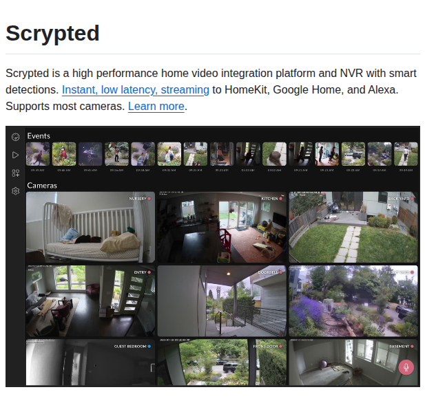 Koush Scrypted screenshot