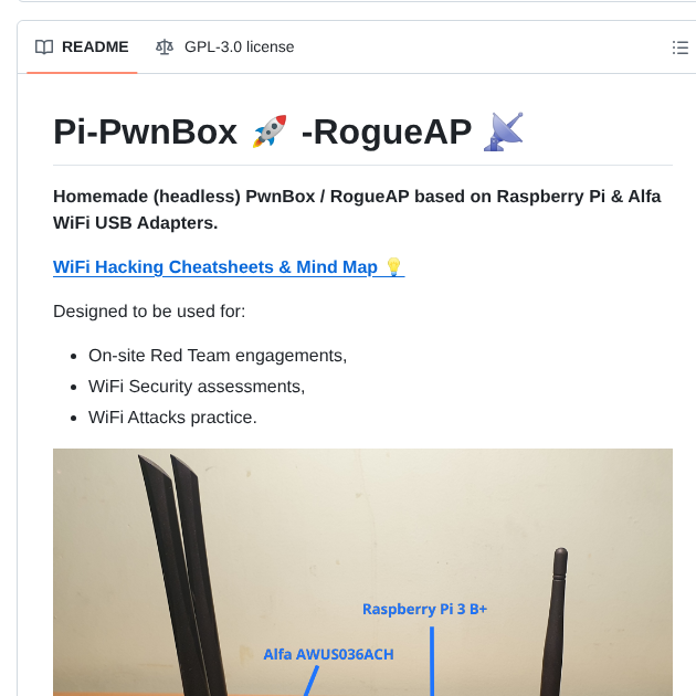 Koutto Pi Pwnbox Rogueap screenshot