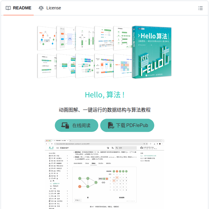Krahets Hello Algo screenshot