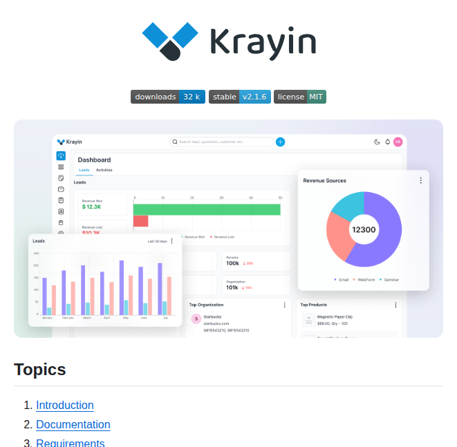 Krayin Laravel Crm screenshot