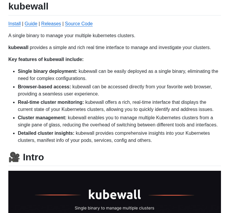 Kubewall Kubewall screenshot