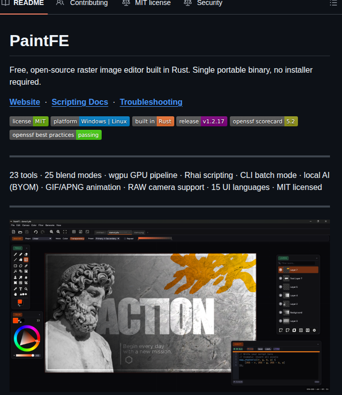Kylejckson Paintfe screenshot