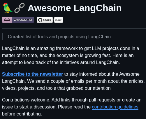 Kyrolabs Awesome Langchain screenshot