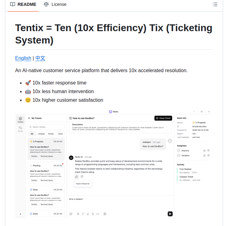 Labring Tentix screenshot