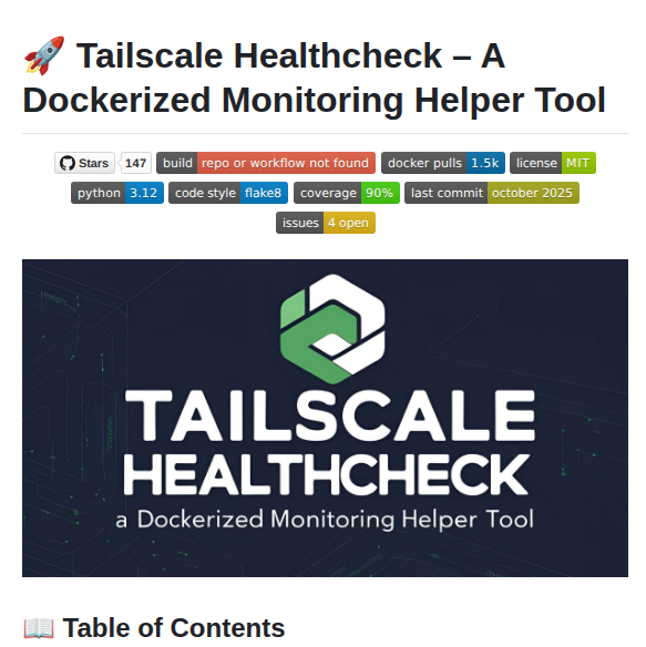 Laitco Tailscale Healthcheck screenshot