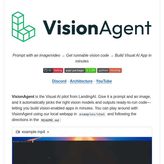 Landing Ai Vision Agent screenshot