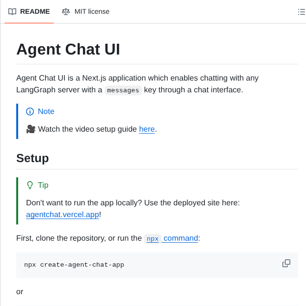 Langchain Ai Agent Chat Ui screenshot