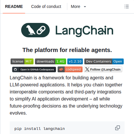 Langchain Ai Langchain screenshot