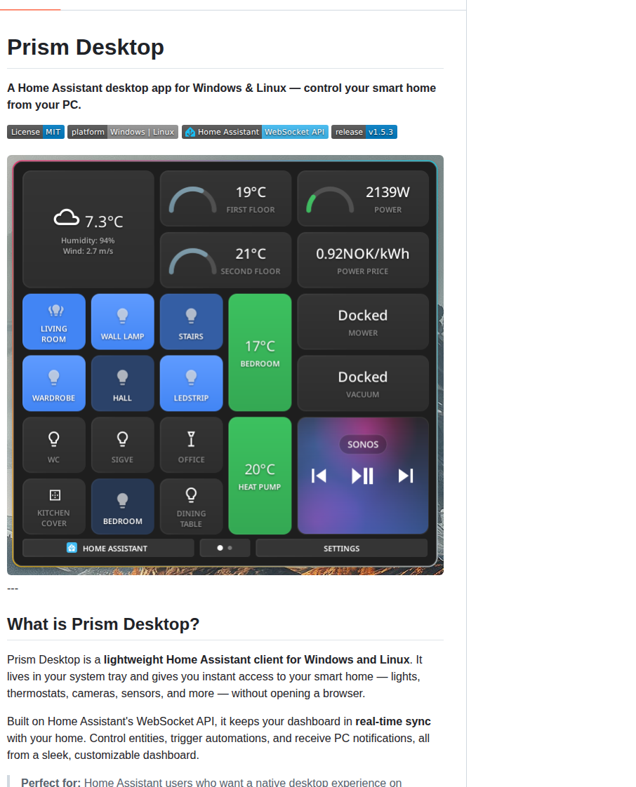 Lasselian Prism Desktop screenshot