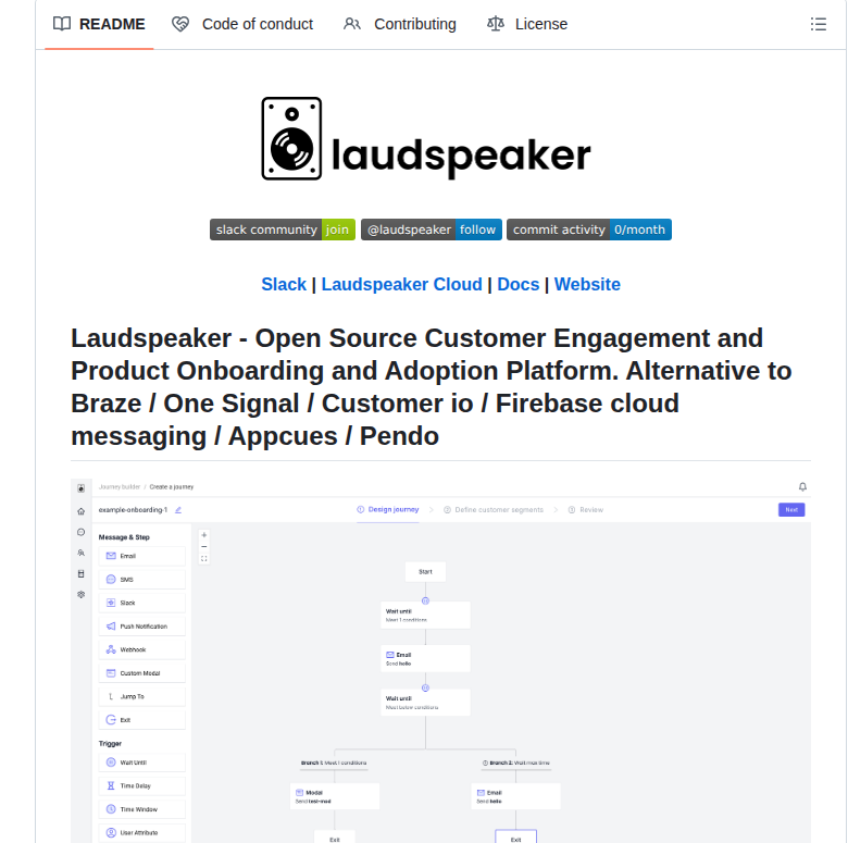 Laudspeaker Laudspeaker screenshot