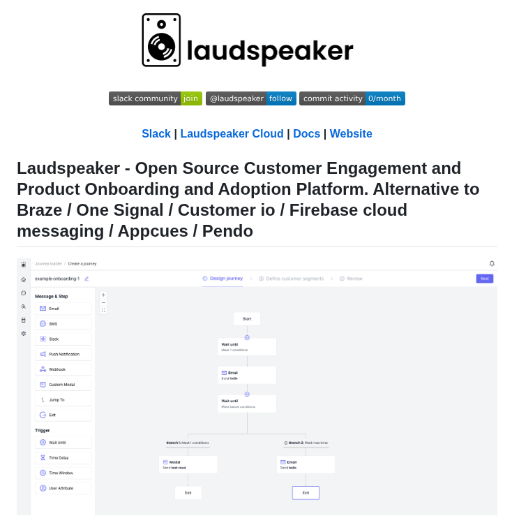 Laudspeaker Laudspeaker screenshot