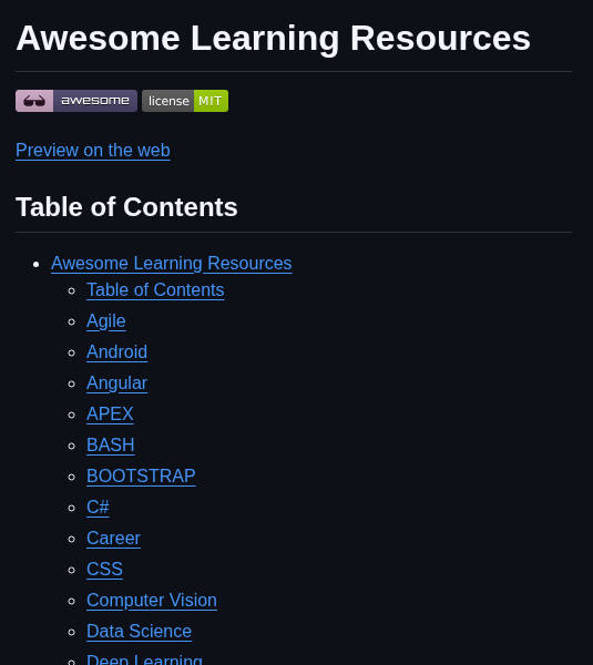 Lauragift21 Awesome Learning Resources screenshot