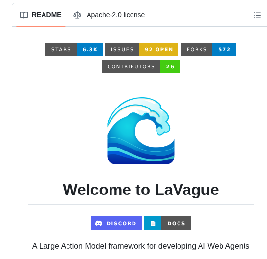 Lavague Ai Lavague screenshot