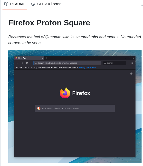 Leadweedy Firefox Proton Square screenshot