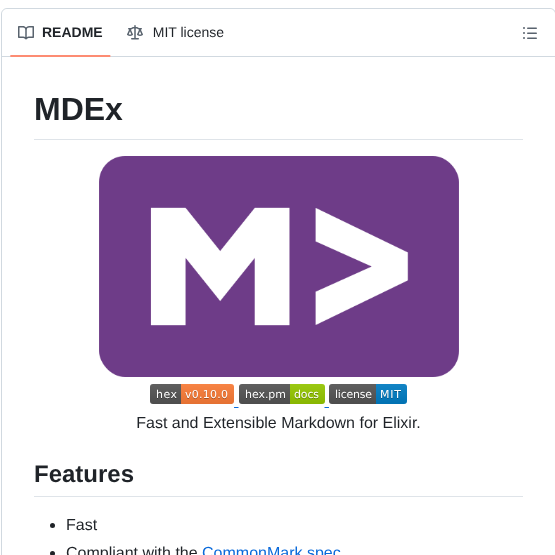 Leandrocp Mdex screenshot