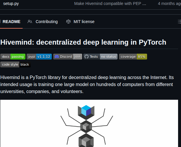 Learning At Home Hivemind screenshot
