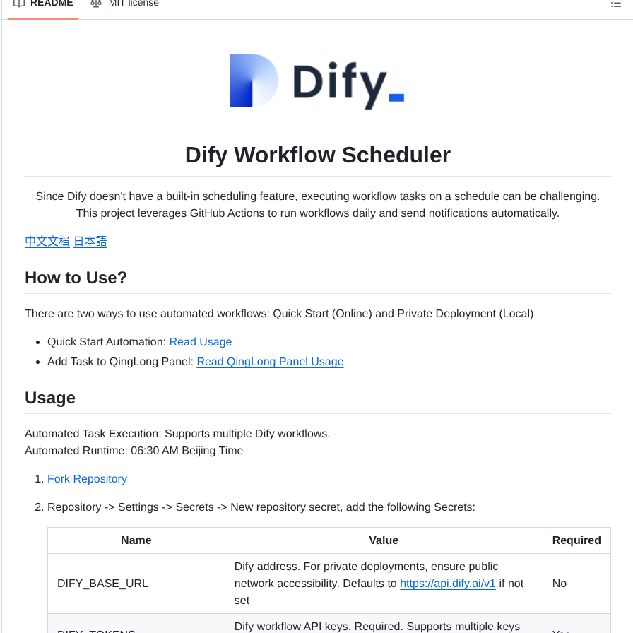 Leochen G Dify Schedule screenshot