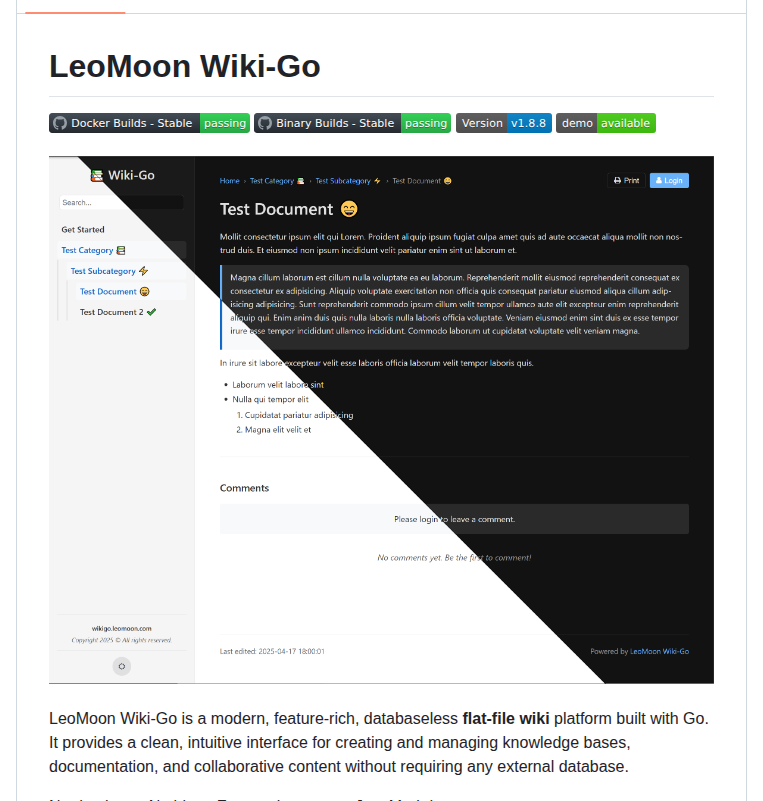 Leomoon Studios Wiki Go screenshot