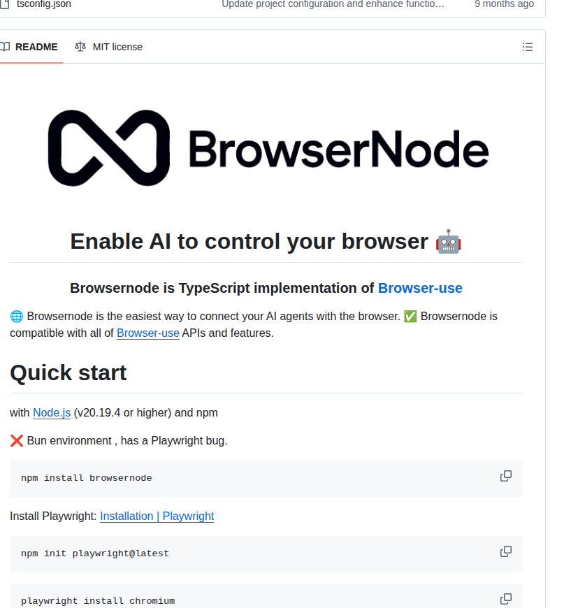 Leoning60 Browsernode screenshot