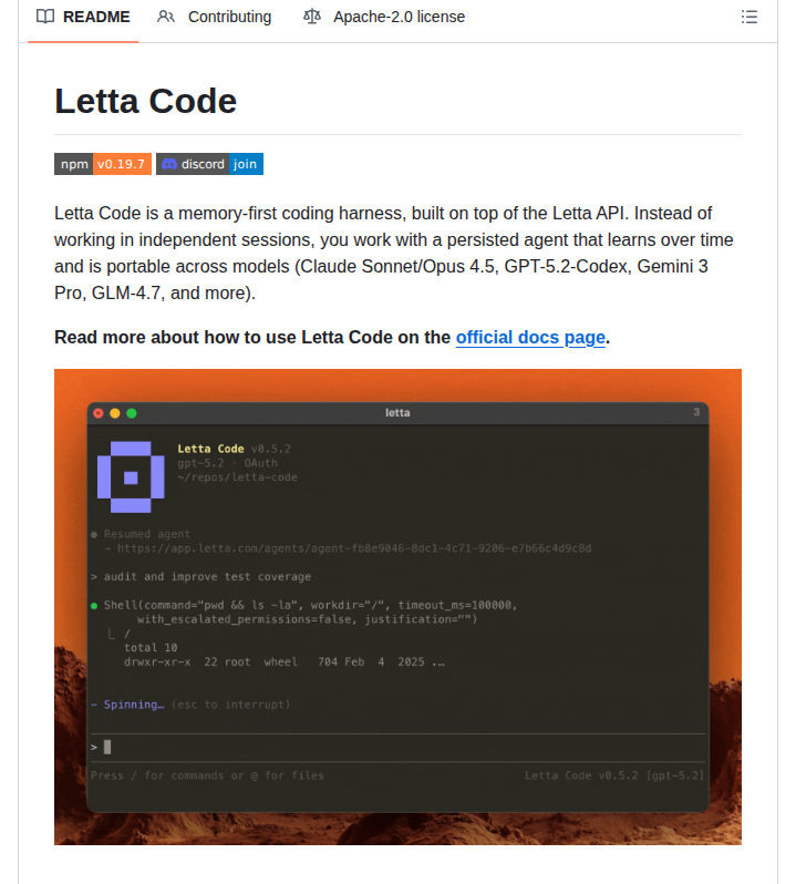 Letta Codeで、AIが俺のコード書き換える体験した