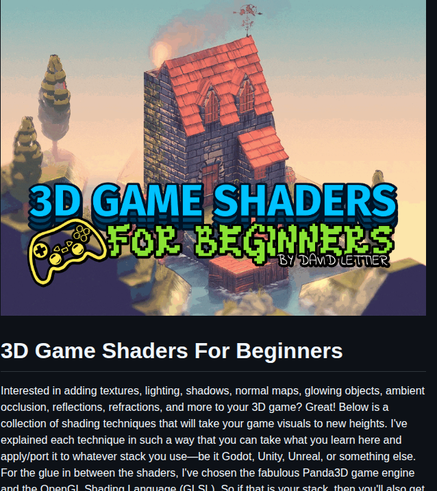 Lettier 3d Game Shaders For Beginners screenshot