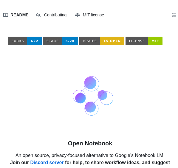Lfnovo Open Notebook screenshot