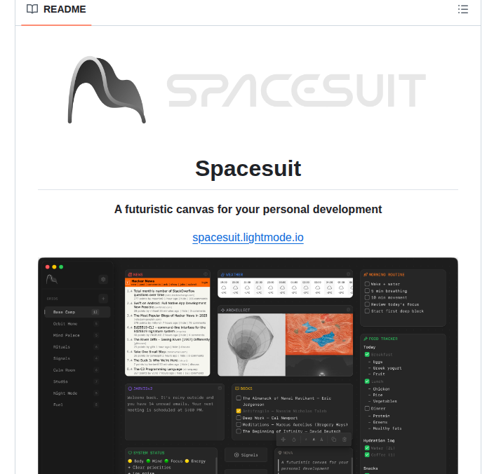 Lightmode Laboratories Spacesuit screenshot