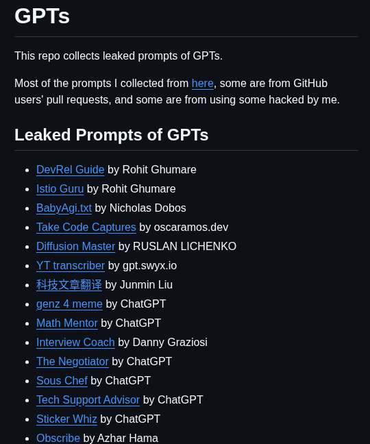Linexjlin Gpts screenshot